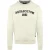 Aquascutum Heren-sweatshirt met gebogen logo (Boter)