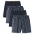 CALIDA Boxershorts ‘Prints Benefits’  blauw / donkerblauw / offwhite