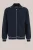 WE Fashion – Heren regular fit gebreid vest met contrast – Regular fit – Donkerblauw – Katoen –