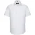 Russell Collection Heren Stretch Overhemd Met Korte Mouwen (Wit)