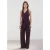 Mango jumpsuit linnen aubergine