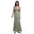 Damesjurk Goddiva Chiffon Bardot Cowl