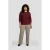 GREAT LOOKS wide leg broek met ruitjesprint beige