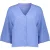 Geisha Cardigan V-neck 3/4 Sleeves Blue