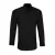 Premier Heren Colours Popeline Getailleerd overhemd met lange mouwen (Zwart)