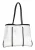 faina Shopper  zwart / zilver