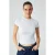 Slim fit cropped T-shirt met ronde hals
