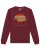 Watapparel Sweatshirt ‘ Sunset Berge & Tannen ‘  gemengde kleuren / bourgogne