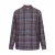 Karoblouse van flanel. KnowledgeCotton Apparel – GOTS/Vegan