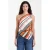 TOPSHOP gestreepte asymmetrische top multi