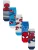 Next Sokken  marine / azuur / grijs gemêleerd / rood