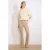 LOLALIZA corduroy corduroy flared regular waist flared broek beige