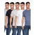 Duck and Cover Heren Errington T-Shirt (5-pack) (Lichtblauw/Zwart/Grijs Marl/Wit/Navy)