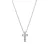 Luxenter Sterling Zilver 925 Ketting met Gerhodineerd Briljant Zirkonia – Sharra