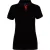 Asquith & Fox Dames/Dames Korte Mouwen Contrast Poloshirt (Zwart / Rood)