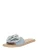 Kate Spade Muiltjes ‘Flourish Denim Flat Sandals’  blauw denim