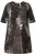 Ulla Popken Shirt  grijs / zwart / wit