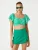 Koton Blouse  groen / wit