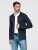 Ombre Gebreid vest ‘OM-SWZS-0146’  donkerblauw