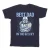 Star Wars Mandalorian Best Dad Galaxy T-shirt Heren (Marineblauw)