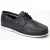 Base London Stern Leer Heren Navy Bootschoenen
