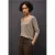 Street One Dames Trui met V-hals in Beige