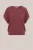 WE Fashion – Dames trui met structuur – Regular fit – Oudroze – Biologisch katoen –