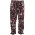 Chloé Geprinte Cropped Broek met Touwtjes in Bordeaux Viscose