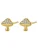 Hey Happiness Oorbellen ‘Magic Toadstool’  goud