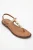 Marea Leer Plat Sandaal (Women)