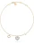 Philipp Plein Ketting  goud / transparant