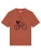Watapparel Shirt ‘Fahrrad und Pizza’  roestrood / zwart