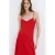 Mango midijurk – rood