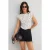 TRENDYOLMİLLA Dames Wit Stippen Mouwloos Getailleerd Blouses