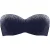 Marlies Dekkers Ishtar Midnight Blue And Silver Strapless Bikini Top