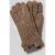 EEM Handschoenen van pure wol met labeldetail