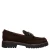 No Stress suède loafers met profielzool – bruin