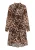 Faina Jurk met leo-opdruk Dames beige leo