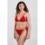 America Today strik bikinibroekje Amona met textuur rood