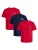 JACK & JONES Shirt ‘Corp’  rood gemêleerd