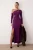TRENDYOLMİLLA Dames Paars Effen Maxi Lang Diploma-uitreiking / Gala A-lijn Avond & Gala Jurk