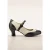Mary Jane Nostalgia pumps in zwart en crème