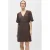 OBJECT mini jurk bruin