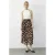 Hoge Taille Polkadot Maxi Rok met Ceintuur