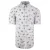 Ben Sherman Bedrukt Heren Wit Oxford Overhemd
