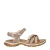 Ecco nubuck sandalen beige