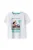 MINOTI Shirt  jade groen / donkeroranje / zwart / wit