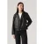 Levi’s Faux Leather Biker Jacket In Black