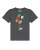 watabout.kids Shirt ‘Balloon Spaceman’  antraciet / olijfgroen / oranje / wit