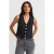 Dames Korte Geweven Gilet